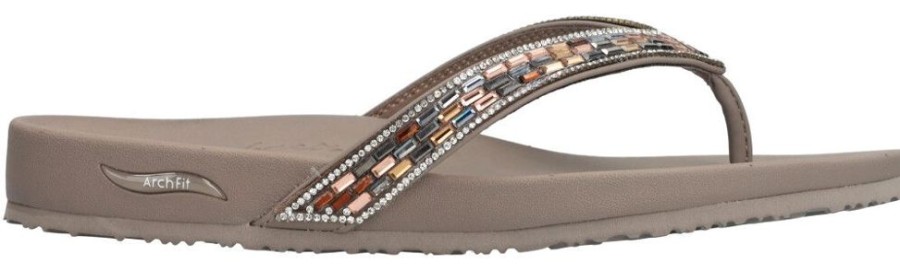 Dames Skechers | Skechers Arch Fit Mediation Slipper