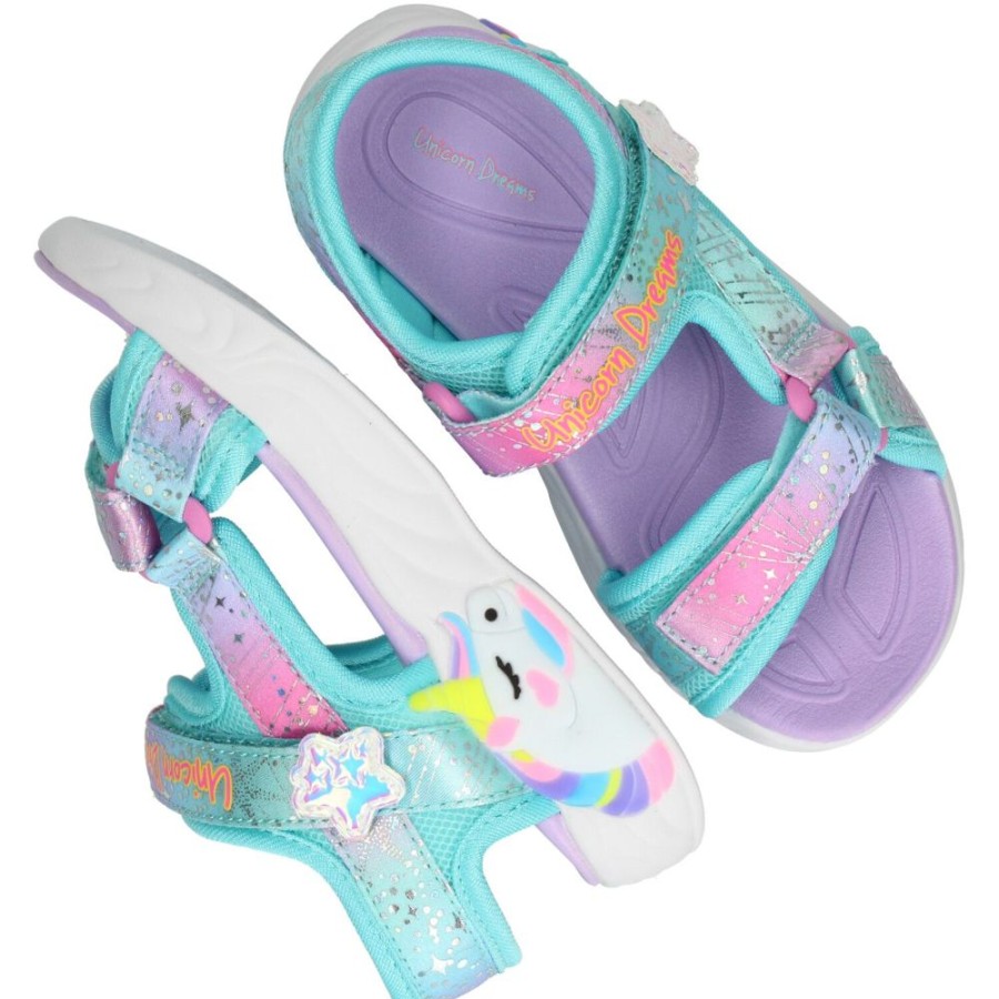 Meisjes Skechers | Skechers Unicorn Dreams Majestic Bliss Sandaal