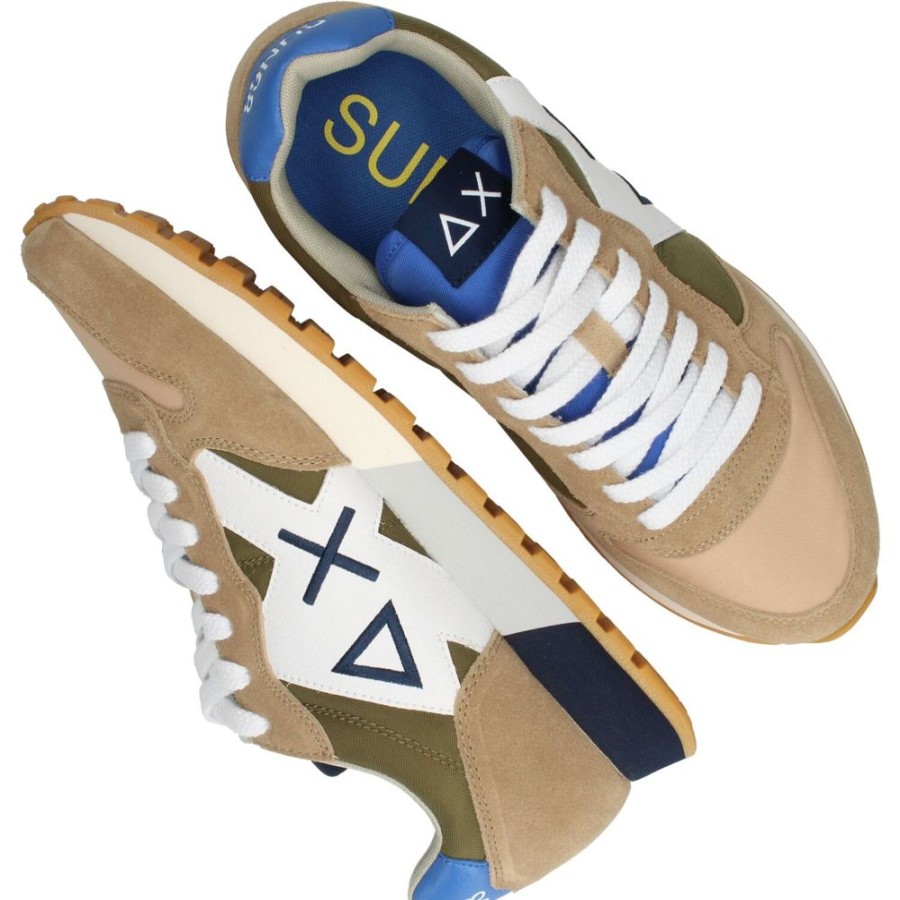 Heren SUN68 | Sun68 Jaki Tricolors Sneaker