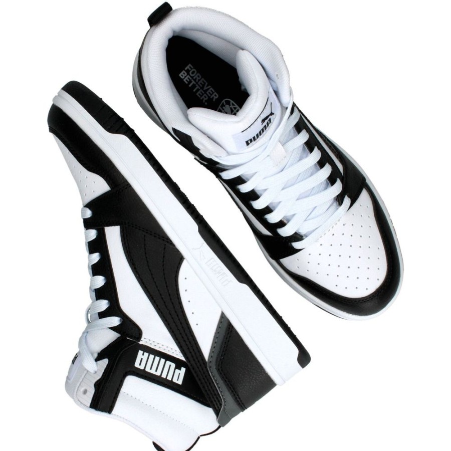 Jongens Puma | Puma Rebound V6 Mid Sneaker