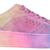 Meisjes Skechers | Skechers Court High Watercolor Sneaker