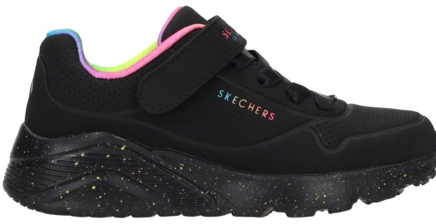 Meisjes Skechers | Skechers Uno Lite Rainbow Specks Sneaker