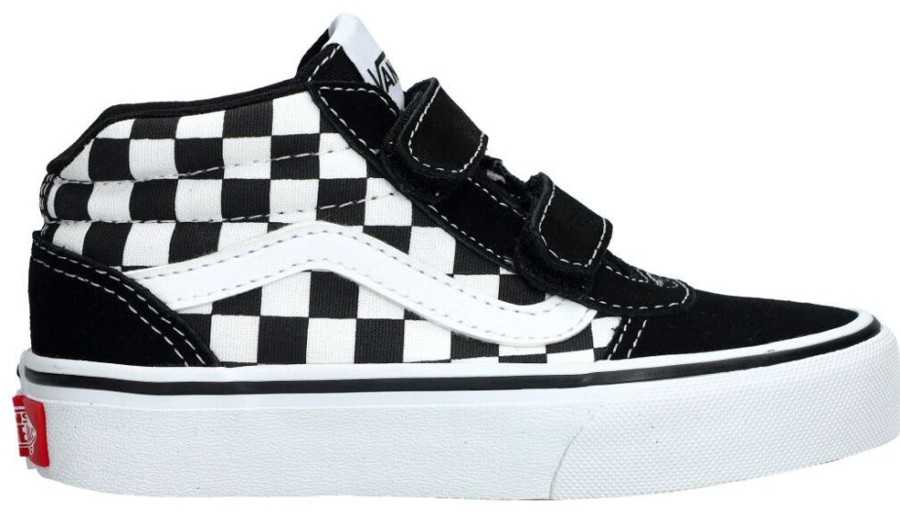 Jongens Vans | Vans Ward Mid V Checker Klittenband Boot