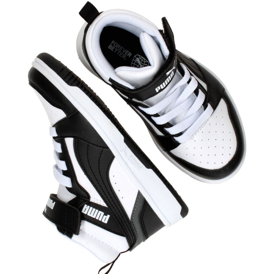 Jongens Puma | Puma Rebound V6 Mid Sneaker