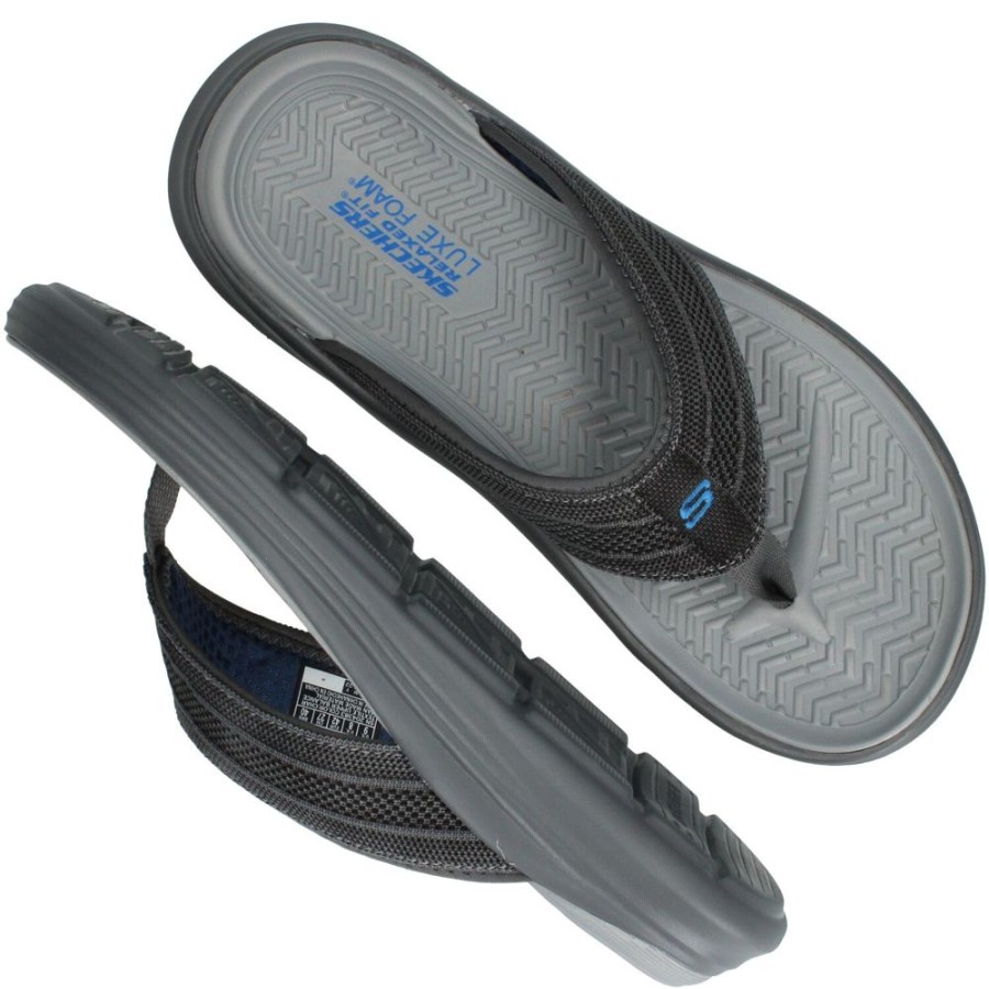 Heren Skechers | Skechers Relaxed Fit:Sargo-Point Vista Slipper