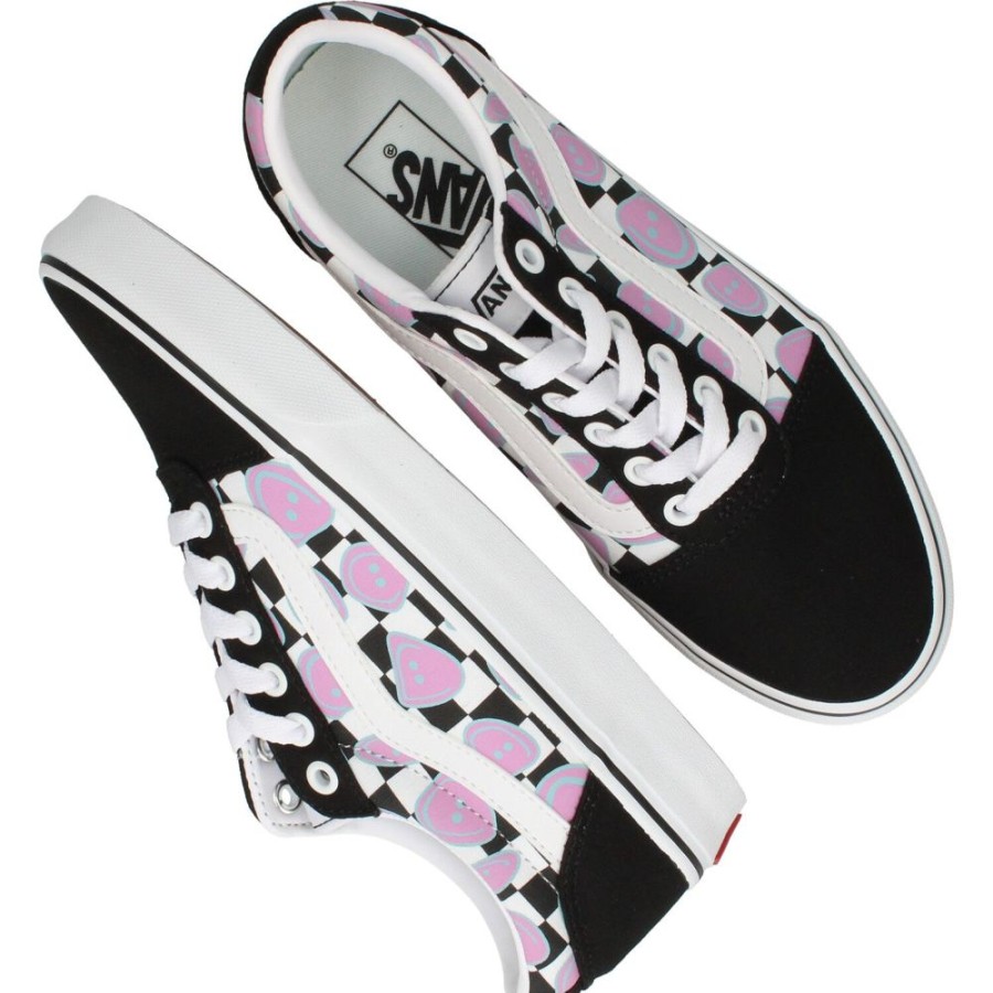 Dames Vans | Vans Ward Happy Checkerboard Sneaker