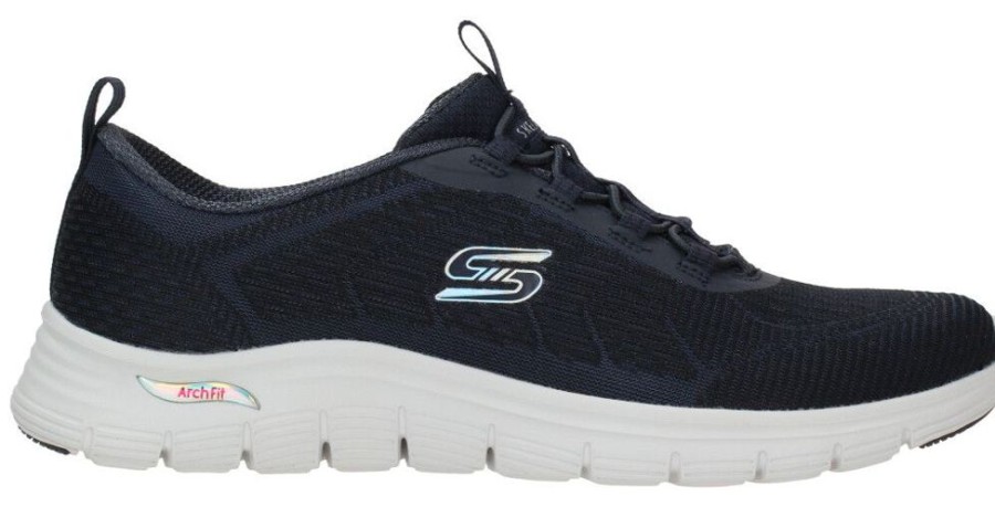 Dames Skechers | Skechers Arch Fit Vista Sneaker Met Elastische Veter