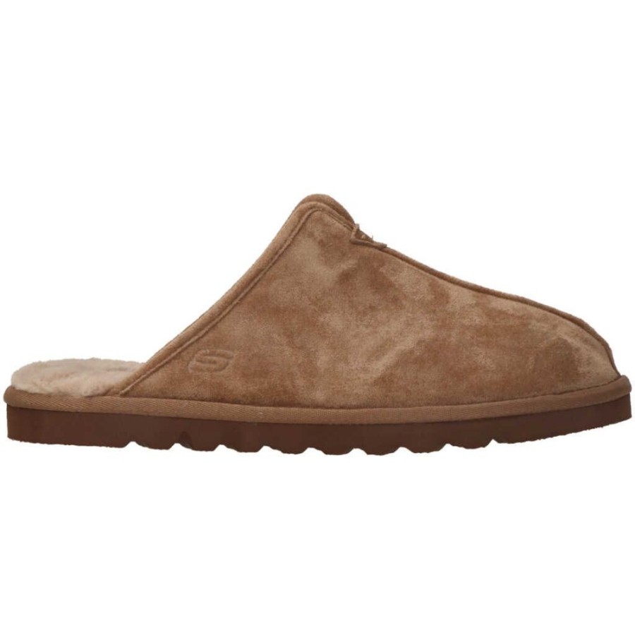 Heren Skechers | Skechers Relaxed Fit Renton Palco Pantoffel