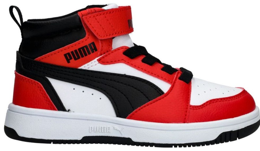 Jongens Puma | Puma Rebound V6 Mid Sneaker