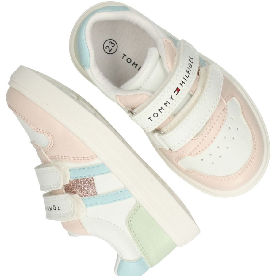 Meisjes Tommy Hilfiger | Tommy Hilfiger Klittenband Sneaker