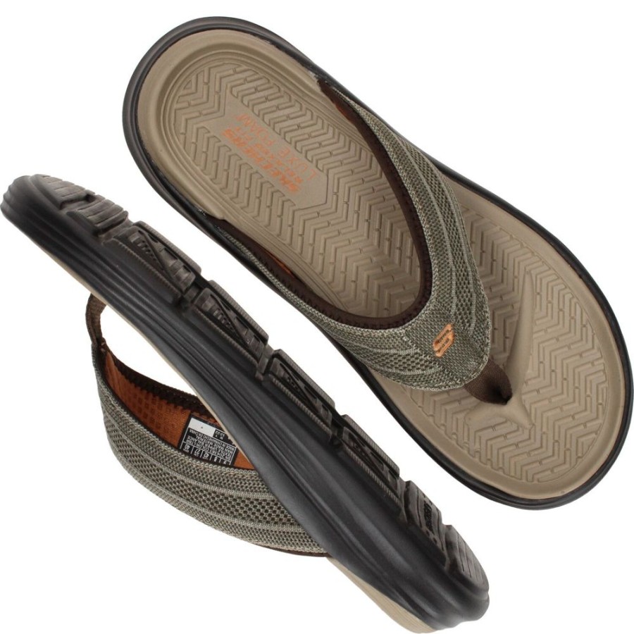 Heren Skechers | Skechers Relaxed Fit:Sargo-Point Vista Slipper